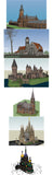 European Castle & Church 3D Models-Sketchup 3D Models(Best Recommanded!!) - CAD Design | Download CAD Drawings | AutoCAD Blocks | AutoCAD Symbols | CAD Drawings | Architecture Details│Landscape Details | See more about AutoCAD, Cad Drawing and Architecture Details
