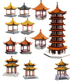 Photoshop PSD Chinese Pavilion 2 - CAD Design | Download CAD Drawings | AutoCAD Blocks | AutoCAD Symbols | CAD Drawings | Architecture Details│Landscape Details | See more about AutoCAD, Cad Drawing and Architecture Details
