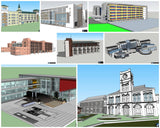 đăSketchup Architecture 3D ProjectsăSchool Sketchup Model V9 - CAD Design | Download CAD Drawings | AutoCAD Blocks | AutoCAD Symbols | CAD Drawings | Architecture DetailsâLandscape Details | See more about AutoCAD, Cad Drawing and Architecture Details