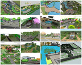 đăSketchup Architecture 3D Projectsă20 Types of Park Landscape Sketchup Model V1 - CAD Design | Download CAD Drawings | AutoCAD Blocks | AutoCAD Symbols | CAD Drawings | Architecture DetailsâLandscape Details | See more about AutoCAD, Cad Drawing and Architecture Details