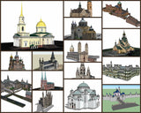 💎【Sketchup Architecture 3D Projects】15 Types of Castle Design Sketchup 3D Models V3 - CAD Design | Download CAD Drawings | AutoCAD Blocks | AutoCAD Symbols | CAD Drawings | Architecture Details│Landscape Details | See more about AutoCAD, Cad Drawing and Architecture Details