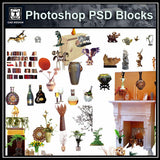 Free Photoshop PSD Blocks-Home Decoration & Home Accessories - CAD Design | Download CAD Drawings | AutoCAD Blocks | AutoCAD Symbols | CAD Drawings | Architecture Details│Landscape Details | See more about AutoCAD, Cad Drawing and Architecture Details