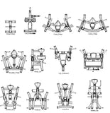 ★【All Gym,Fitness equipment CAD Blocks Bundle-Gymnasium, sports hall, gym, fitness equipment, weightlifting, dumbbells, yoga, treadmill, stepper】@Gem CAD Blocks,Autocad Blocks,Drawings,CAD Details - CAD Design | Download CAD Drawings | AutoCAD Blocks | AutoCAD Symbols | CAD Drawings | Architecture Details│Landscape Details | See more about AutoCAD, Cad Drawing and Architecture Details