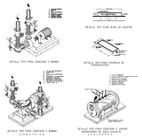 Water Pump Details - CAD Design | Download CAD Drawings | AutoCAD Blocks | AutoCAD Symbols | CAD Drawings | Architecture Details│Landscape Details | See more about AutoCAD, Cad Drawing and Architecture Details