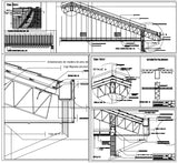 Steel Roof Design - CAD Design | Download CAD Drawings | AutoCAD Blocks | AutoCAD Symbols | CAD Drawings | Architecture Details│Landscape Details | See more about AutoCAD, Cad Drawing and Architecture Details