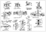Structure joint details - CAD Design | Download CAD Drawings | AutoCAD Blocks | AutoCAD Symbols | CAD Drawings | Architecture Details│Landscape Details | See more about AutoCAD, Cad Drawing and Architecture Details