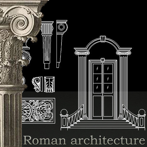 Free Decorative Elements V17 - CAD Design | Download CAD Drawings | AutoCAD Blocks | AutoCAD Symbols | CAD Drawings | Architecture Details│Landscape Details | See more about AutoCAD, Cad Drawing and Architecture Details