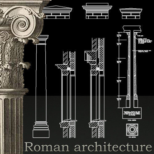Free Decorative Elements V15 - CAD Design | Download CAD Drawings | AutoCAD Blocks | AutoCAD Symbols | CAD Drawings | Architecture Details│Landscape Details | See more about AutoCAD, Cad Drawing and Architecture Details