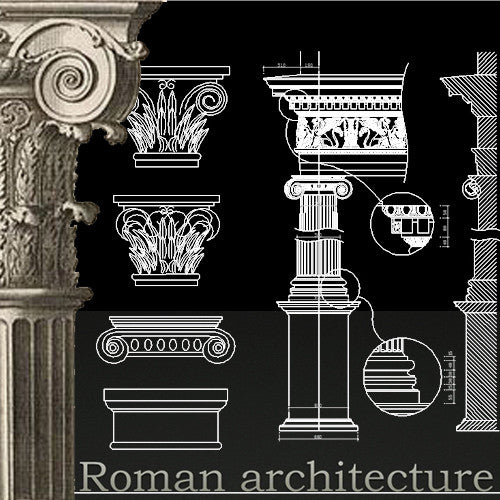 Free Decorative Elements V.2 - CAD Design | Download CAD Drawings | AutoCAD Blocks | AutoCAD Symbols | CAD Drawings | Architecture Details│Landscape Details | See more about AutoCAD, Cad Drawing and Architecture Details