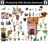 Free Photoshop PSD Blocks-Home Decoration & Home Accessories - CAD Design | Download CAD Drawings | AutoCAD Blocks | AutoCAD Symbols | CAD Drawings | Architecture Details│Landscape Details | See more about AutoCAD, Cad Drawing and Architecture Details