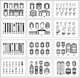 ★【Architectural Classical Element Autocad Blocks V.2】All kinds of architecture decorations CAD blocks Bundle - CAD Design | Download CAD Drawings | AutoCAD Blocks | AutoCAD Symbols | CAD Drawings | Architecture Details│Landscape Details | See more about AutoCAD, Cad Drawing and Architecture Details