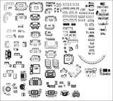 ★【Interior Design Autocad Blocks Collections V.3】All kinds of CAD Blocks Bundle - CAD Design | Download CAD Drawings | AutoCAD Blocks | AutoCAD Symbols | CAD Drawings | Architecture Details│Landscape Details | See more about AutoCAD, Cad Drawing and Architecture Details