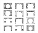 ★【Chinese Architecture Design CAD elements V2】All kinds of Chinese Architectural CAD Drawings Bundle - CAD Design | Download CAD Drawings | AutoCAD Blocks | AutoCAD Symbols | CAD Drawings | Architecture Details│Landscape Details | See more about AutoCAD, Cad Drawing and Architecture Details