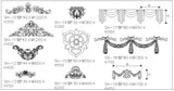★【Architectural Classical Element Autocad Blocks V.1】All kinds of architecture decorations CAD blocks Bundle - CAD Design | Download CAD Drawings | AutoCAD Blocks | AutoCAD Symbols | CAD Drawings | Architecture Details│Landscape Details | See more about AutoCAD, Cad Drawing and Architecture Details