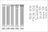 ★【Architectural Design Gallery Autocad Drawings V.1】All Decoration elements Bundle - CAD Design | Download CAD Drawings | AutoCAD Blocks | AutoCAD Symbols | CAD Drawings | Architecture Details│Landscape Details | See more about AutoCAD, Cad Drawing and Architecture Details