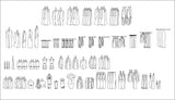 ★【Clothes,Shoes,Hats,Wardrobe Accessories Autocad Blocks Collections】All kinds of CAD Blocks - CAD Design | Download CAD Drawings | AutoCAD Blocks | AutoCAD Symbols | CAD Drawings | Architecture Details│Landscape Details | See more about AutoCAD, Cad Drawing and Architecture Details