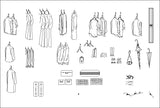 ★【Clothes,Shoes,Hats,Wardrobe Accessories Autocad Blocks Collections】All kinds of CAD Blocks - CAD Design | Download CAD Drawings | AutoCAD Blocks | AutoCAD Symbols | CAD Drawings | Architecture Details│Landscape Details | See more about AutoCAD, Cad Drawing and Architecture Details