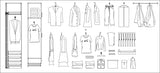 ★【Clothes,Shoes,Hats,Wardrobe Accessories Autocad Blocks Collections】All kinds of CAD Blocks - CAD Design | Download CAD Drawings | AutoCAD Blocks | AutoCAD Symbols | CAD Drawings | Architecture Details│Landscape Details | See more about AutoCAD, Cad Drawing and Architecture Details