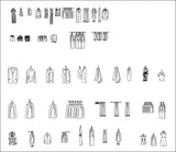 ★【Clothes,Shoes,Hats,Wardrobe Accessories Autocad Blocks Collections】All kinds of CAD Blocks - CAD Design | Download CAD Drawings | AutoCAD Blocks | AutoCAD Symbols | CAD Drawings | Architecture Details│Landscape Details | See more about AutoCAD, Cad Drawing and Architecture Details
