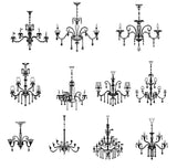 ★【 Chandelier, Crystal lamp Autocad Blocks】-All kinds of Autocad Blocks Collection - CAD Design | Download CAD Drawings | AutoCAD Blocks | AutoCAD Symbols | CAD Drawings | Architecture Details│Landscape Details | See more about AutoCAD, Cad Drawing and Architecture Details