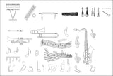 ★【Various types of musical instruments Autocad Blocks】All kinds of musical instruments CAD blocks Bundle - CAD Design | Download CAD Drawings | AutoCAD Blocks | AutoCAD Symbols | CAD Drawings | Architecture Details│Landscape Details | See more about AutoCAD, Cad Drawing and Architecture Details