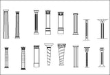★【Architectural Design Gallery Autocad Drawings V.2】All Decoration elements Bundle - CAD Design | Download CAD Drawings | AutoCAD Blocks | AutoCAD Symbols | CAD Drawings | Architecture Details│Landscape Details | See more about AutoCAD, Cad Drawing and Architecture Details