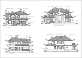 Villa Design CAD Drawings V5 - CAD Design | Download CAD Drawings | AutoCAD Blocks | AutoCAD Symbols | CAD Drawings | Architecture Details│Landscape Details | See more about AutoCAD, Cad Drawing and Architecture Details