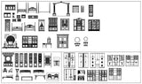Furniture Block,elevation,details - CAD Design | Download CAD Drawings | AutoCAD Blocks | AutoCAD Symbols | CAD Drawings | Architecture Details│Landscape Details | See more about AutoCAD, Cad Drawing and Architecture Details
