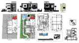 Villas architecture cad drawing and detail - CAD Design | Download CAD Drawings | AutoCAD Blocks | AutoCAD Symbols | CAD Drawings | Architecture Details│Landscape Details | See more about AutoCAD, Cad Drawing and Architecture Details