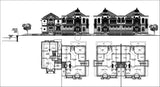 Villas architecture plan and design - CAD Design | Download CAD Drawings | AutoCAD Blocks | AutoCAD Symbols | CAD Drawings | Architecture Details│Landscape Details | See more about AutoCAD, Cad Drawing and Architecture Details