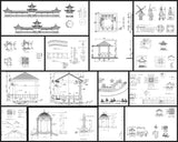 ★【Pavilion Design Details Autocad Drawings Collections】All kinds of Landscape Pavilion Details CAD Drawings - CAD Design | Download CAD Drawings | AutoCAD Blocks | AutoCAD Symbols | CAD Drawings | Architecture Details│Landscape Details | See more about AutoCAD, Cad Drawing and Architecture Details