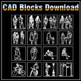Free People Blocks - CAD Design | Download CAD Drawings | AutoCAD Blocks | AutoCAD Symbols | CAD Drawings | Architecture Details│Landscape Details | See more about AutoCAD, Cad Drawing and Architecture Details