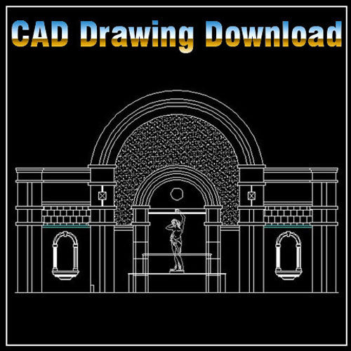 Architecture Decoration Drawing 2 - CAD Design | Download CAD Drawings | AutoCAD Blocks | AutoCAD Symbols | CAD Drawings | Architecture Details│Landscape Details | See more about AutoCAD, Cad Drawing and Architecture Details