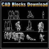 Free People Blocks - CAD Design | Download CAD Drawings | AutoCAD Blocks | AutoCAD Symbols | CAD Drawings | Architecture Details│Landscape Details | See more about AutoCAD, Cad Drawing and Architecture Details
