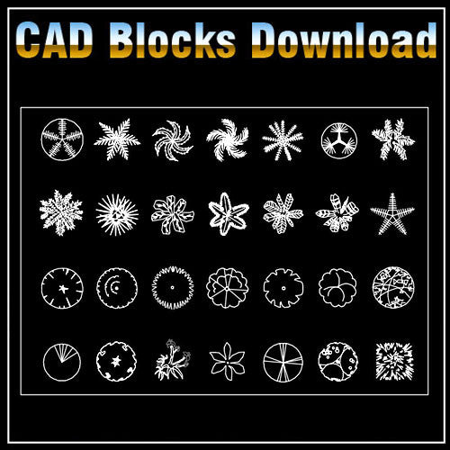 Free Tree Blocks - CAD Design | Download CAD Drawings | AutoCAD Blocks | AutoCAD Symbols | CAD Drawings | Architecture Details│Landscape Details | See more about AutoCAD, Cad Drawing and Architecture Details
