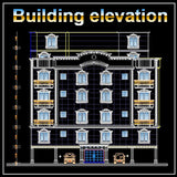 Building Elevation 10 - CAD Design | Download CAD Drawings | AutoCAD Blocks | AutoCAD Symbols | CAD Drawings | Architecture Details│Landscape Details | See more about AutoCAD, Cad Drawing and Architecture Details