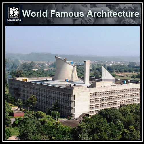 Le Corbusier-Palace of Assembly - CAD Design | Download CAD Drawings | AutoCAD Blocks | AutoCAD Symbols | CAD Drawings | Architecture Details│Landscape Details | See more about AutoCAD, Cad Drawing and Architecture Details