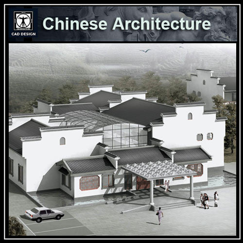 Chinese Architecture CAD Drawing-Chinese Building - CAD Design | Download CAD Drawings | AutoCAD Blocks | AutoCAD Symbols | CAD Drawings | Architecture Details│Landscape Details | See more about AutoCAD, Cad Drawing and Architecture Details