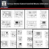 ★【Various Kitchen Cabinet Autocad Blocks & elevation V.1】All kinds of Kitchen Cabinet CAD drawings Bundle - CAD Design | Download CAD Drawings | AutoCAD Blocks | AutoCAD Symbols | CAD Drawings | Architecture Details│Landscape Details | See more about AutoCAD, Cad Drawing and Architecture Details