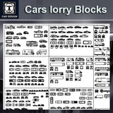 Car Lorries Blocks - CAD Design | Download CAD Drawings | AutoCAD Blocks | AutoCAD Symbols | CAD Drawings | Architecture Details│Landscape Details | See more about AutoCAD, Cad Drawing and Architecture Details