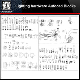 【 Lighting Hardware  Autocad Blocks】-All kinds of Lighting Hardware Autocad Blocks Collection - CAD Design | Download CAD Drawings | AutoCAD Blocks | AutoCAD Symbols | CAD Drawings | Architecture Details│Landscape Details | See more about AutoCAD, Cad Drawing and Architecture Details