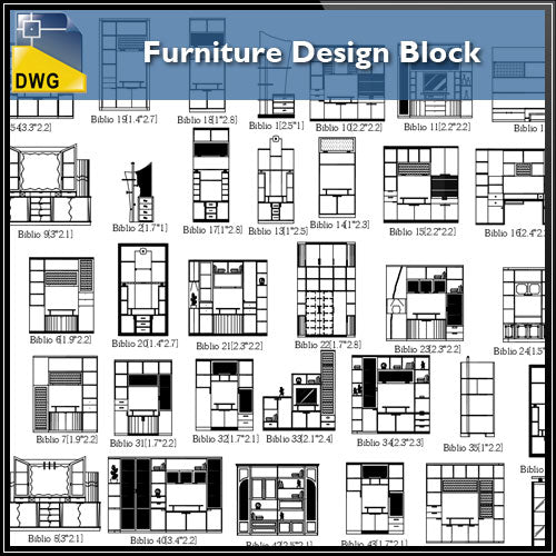 Furniture Design Blocks - CAD Design | Download CAD Drawings | AutoCAD Blocks | AutoCAD Symbols | CAD Drawings | Architecture Details│Landscape Details | See more about AutoCAD, Cad Drawing and Architecture Details