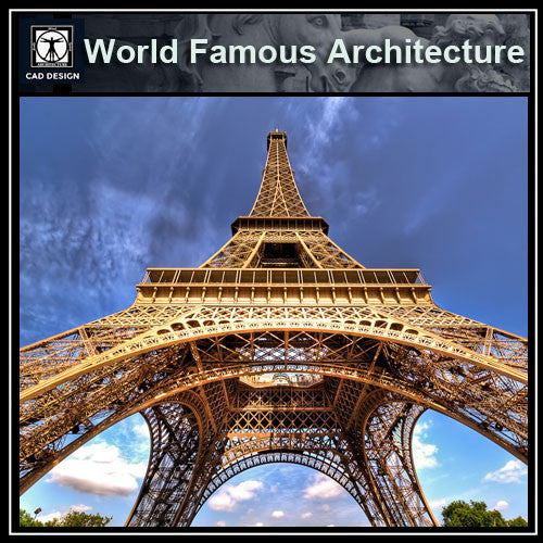 La Tour Eiffel - CAD Design | Download CAD Drawings | AutoCAD Blocks | AutoCAD Symbols | CAD Drawings | Architecture Details│Landscape Details | See more about AutoCAD, Cad Drawing and Architecture Details
