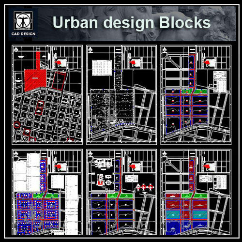 Urban City Design Blocks - CAD Design | Download CAD Drawings | AutoCAD Blocks | AutoCAD Symbols | CAD Drawings | Architecture Details│Landscape Details | See more about AutoCAD, Cad Drawing and Architecture Details