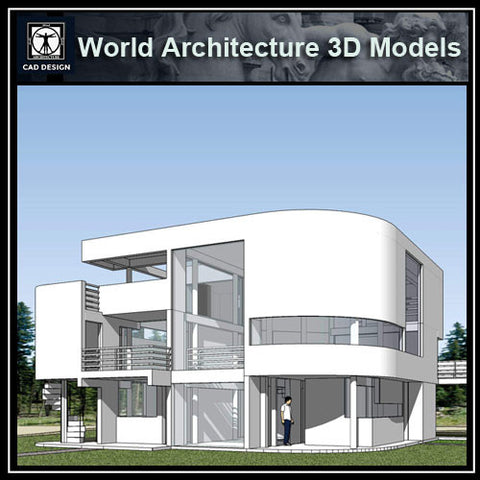 ●Richard Meier Architecture Sketchup 3D Models