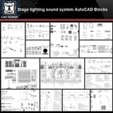 ★【State lighting sound system Autocad Blocks Collections】All kinds of State lighting CAD Drawings - CAD Design | Download CAD Drawings | AutoCAD Blocks | AutoCAD Symbols | CAD Drawings | Architecture Details│Landscape Details | See more about AutoCAD, Cad Drawing and Architecture Details