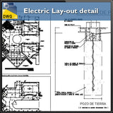 Electric Lay-out detail in cad file - CAD Design | Download CAD Drawings | AutoCAD Blocks | AutoCAD Symbols | CAD Drawings | Architecture Details│Landscape Details | See more about AutoCAD, Cad Drawing and Architecture Details