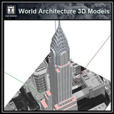 Sketchup 3D Architecture models- 3D Chrysler Building - CAD Design | Download CAD Drawings | AutoCAD Blocks | AutoCAD Symbols | CAD Drawings | Architecture Details│Landscape Details | See more about AutoCAD, Cad Drawing and Architecture Details