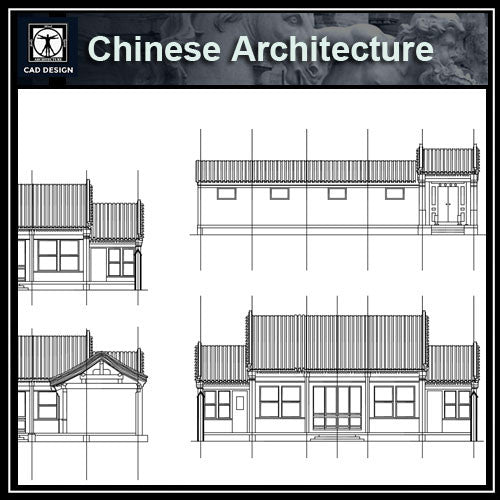 Chinese Architecture CAD Drawing-Chinese Courtyard - CAD Design | Download CAD Drawings | AutoCAD Blocks | AutoCAD Symbols | CAD Drawings | Architecture Details│Landscape Details | See more about AutoCAD, Cad Drawing and Architecture Details