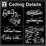 Ceiling Details V1 - CAD Design | Download CAD Drawings | AutoCAD Blocks | AutoCAD Symbols | CAD Drawings | Architecture Details│Landscape Details | See more about AutoCAD, Cad Drawing and Architecture Details